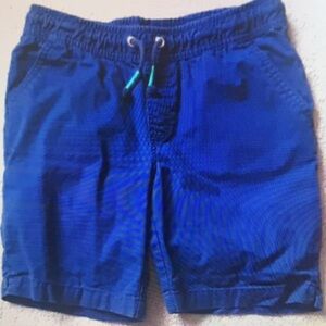 Bright Royal Blue Elastic Waist Shorts